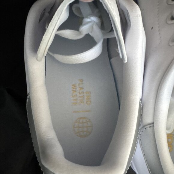 adidas Originals Stan Smith W White Silver Gold Women 9 Classic Shoe HQ4243 - Picture 6 of 10